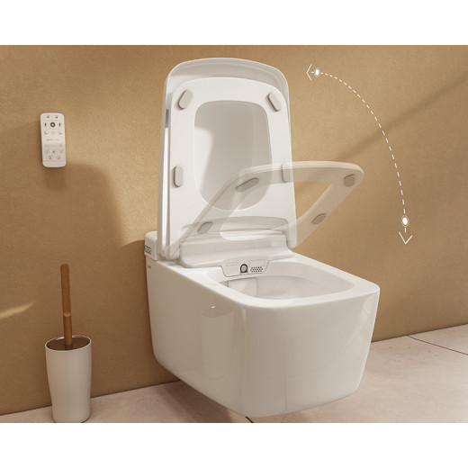 Унитаз Vitra V-CARE Prime 7231B403-6216, интеллектуальный подвесной
