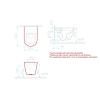 Унитаз Vitra Sanibelle 7551B003-0075, подвесной, безободковый