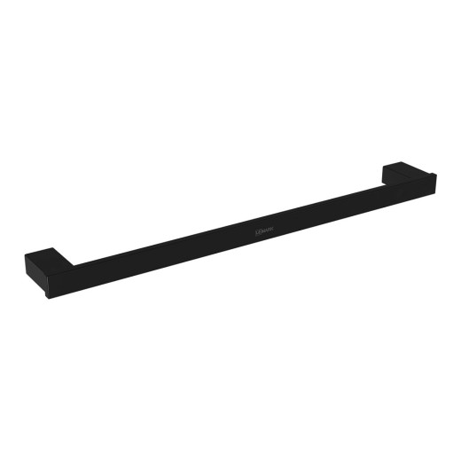 Полотенцедержатель Lemark SMOOTH LINE одинарный, чёрный