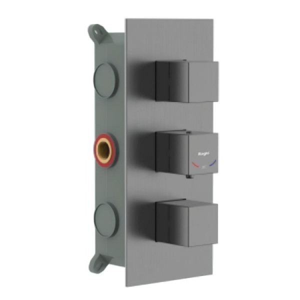 Встраиваемый смеситель для ванны и душа с термостатом 3-режима RAGLO R02.263.09