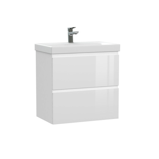 Тумба подвесная Cersanit MODUO 60 узкая белый под раковину S-UM-MOD60SL/1 и 69809 (MODUO SLIM 60) (64125)