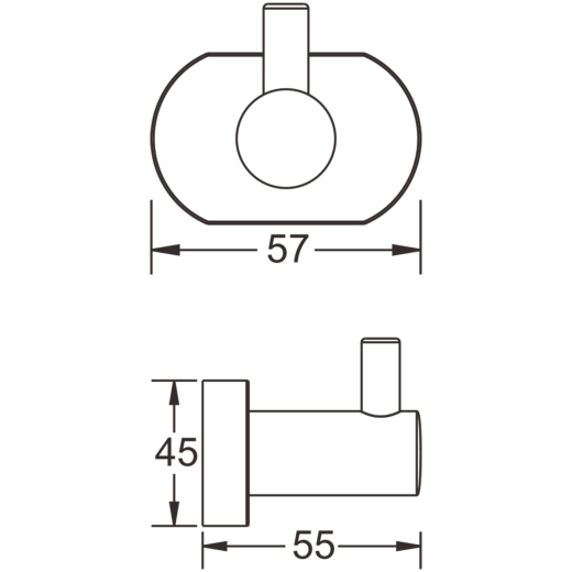Крючок BELZ (B90105-1)