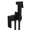Смеситель с гигиенической лейкой 25k MIXLINE МЛ31-082Г(ML31-082GR) "Рей" встраиваемый ГРАФИТ (556671)
