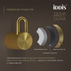 Крючок одинарный IDDIS Дюна (Duna) нержавеющая сталь, золото матовое (DUNMG10i41)
