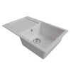 Мойка MIXLINE ML-GM31 с крылом ультра-белая (341) 770*500*190мм NEW (552194)