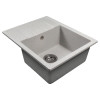 Мойка MIXLINE МЛ-ГМС103 (ML-GMS103) СТАНДАРТ с крылом, серый (310), 570*460*190мм (558120)