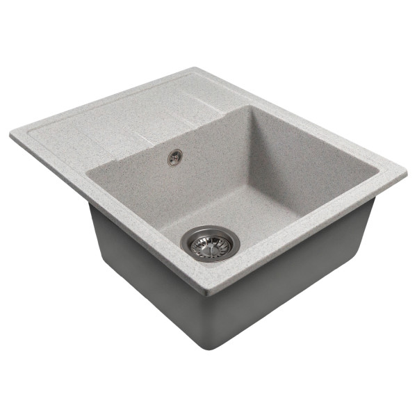 Мойка MIXLINE МЛ-ГМС103 (ML-GMS103) СТАНДАРТ с крылом, серый (310), 570*460*190мм (558120)
