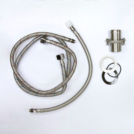 Смеситель для кухни MIXLINE ML-GS13 35к (310) серый с вых. для питьевого фильтра (550669)