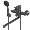 Смеситель для ванны и раковины 35k MIXLINE МЛ33-02Г(ML33-02GR)"Сити " ГРАФИТ (556595)