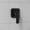 Душевая система IDDIS Optima Home с тропическим душем, матовый черный (OPHBL01i66)