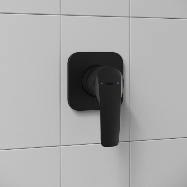 Душевая система IDDIS Optima Home с тропическим душем, матовый черный (OPHBL01i66)