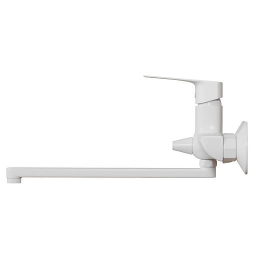Смеситель для ванны и раковины 35k MIXLINE МЛ15-02 (ML15-02W) БЕЛЫЙ (556662)