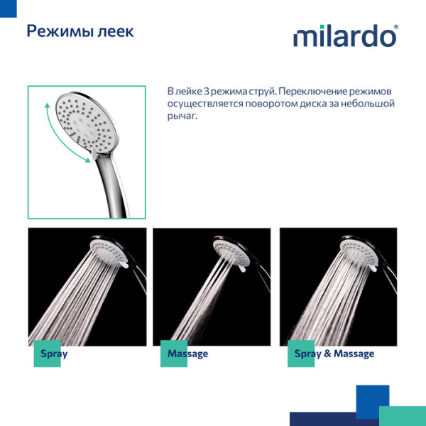Смеситель для ванны и душа (RORSB00M10)