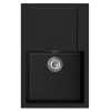 Мойка MIXLINE ML-GM31 с крылом ультра-черная (344) 770*500*190мм NEW (552197)