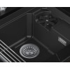 Кухонная мойка GRANULA KITCHEN SPACE RINZER кварц (5505RU, ЧЁРНЫЙ)