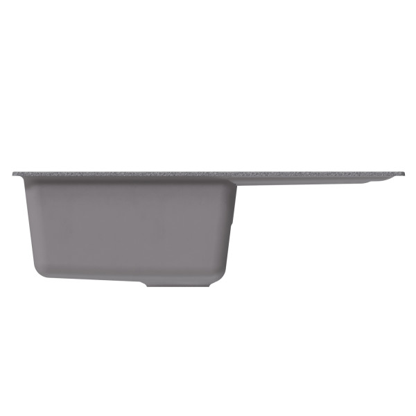 Мойка MIXLINE ML-GM19 с крылом темно-серая (309) 750*500*200мм NEW (551983)