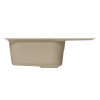 Мойка MIXLINE ML-GM18 с крылом бежевая (328) 640*490*190мм NEW (551973)