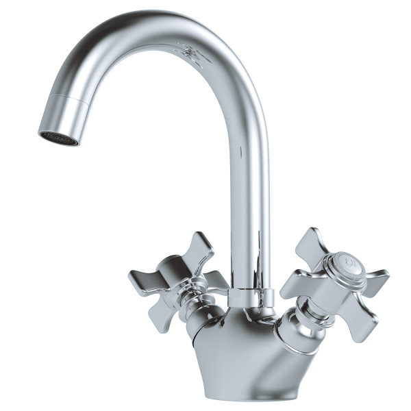 Смеситель для раковины 1/2 кер. MIXLINE ML30-042 "Classic" высокий излив (550777)