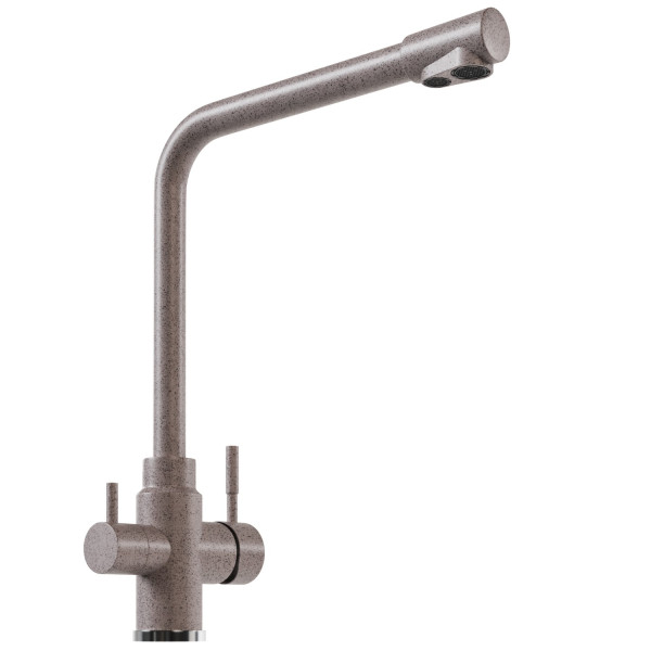 Смеситель для кухни MIXLINE ML-GS13 35к (302) песочный с вых. для питьевого фильтра (550665)