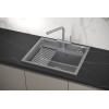 Кухонная мойка GRANULA Kitchen Space (6003, АЛЮМИНИУМ)