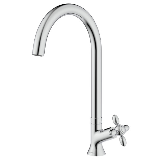 Кран для воды DECOROOM DR53 с высоким поворотным изливом (DR53010)