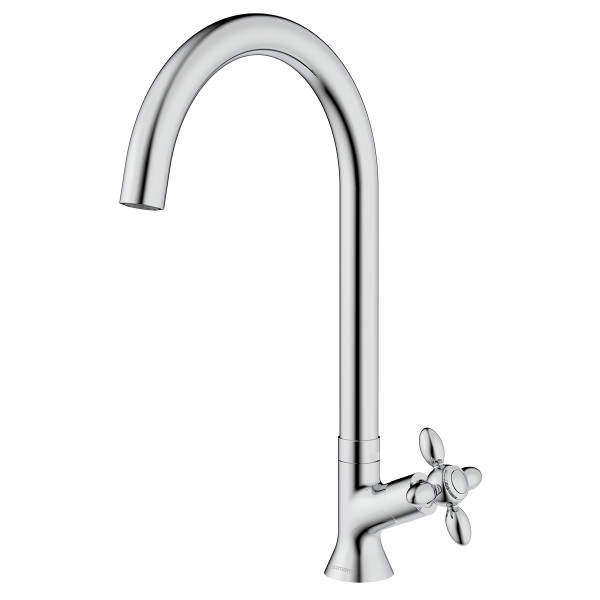Кран для воды DECOROOM DR53 с высоким поворотным изливом (DR53010)