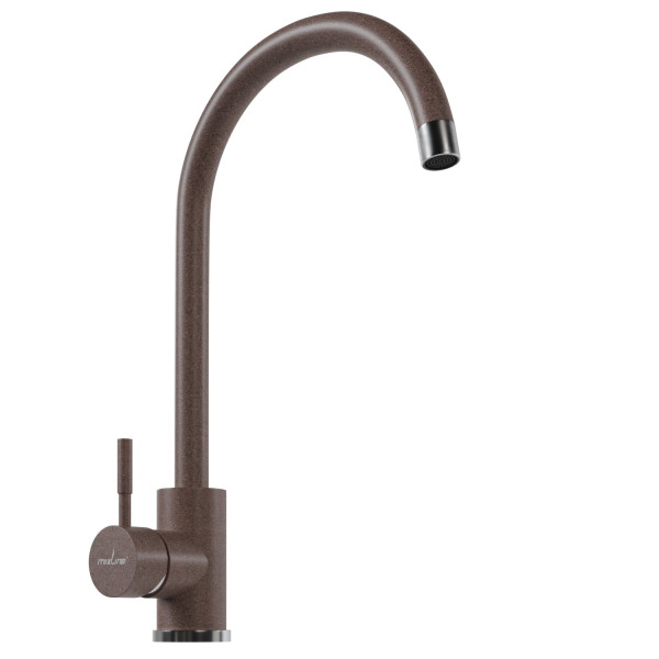 Смеситель для кухни MIXLINE ML-GS15 35к (307) терракотовый высок. излив (550688)