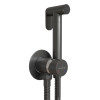 Смеситель с гигиенической лейкой 25k MIXLINE МЛ31-081Г(ML31-081GR) "Рей" встраиваемый ГРАФИТ (556670)