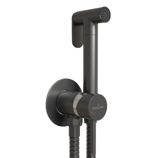 Смеситель с гигиенической лейкой 25k MIXLINE МЛ31-081Г(ML31-081GR) 