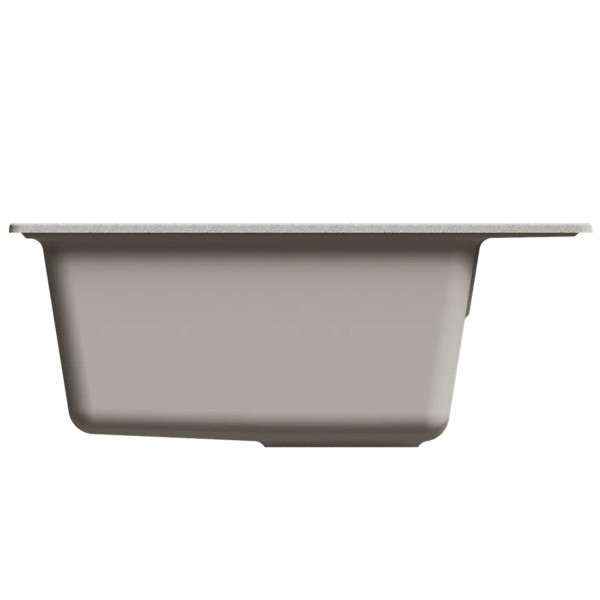 Мойкa MIXLINE МЛ-ГМУ04 (ML-GMU04) УЛЬТРА прямоугольная, серый камень, 565*495 мм (глуб. чаши 175) (556723)