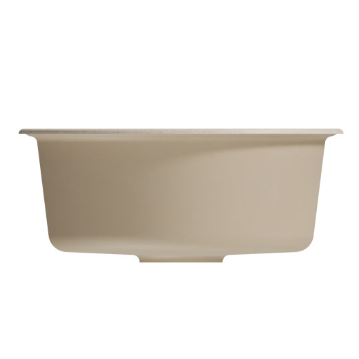 Мойкa MIXLINE ML-GM09 круглая, бежевая  510 мм глуб. чаши 190 (551800)