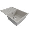 Мойка MIXLINE ML-GM19 с крылом, серая (310), 750*500*200мм (551984)