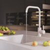 Смеситель для кухни MIXLINE ML-GS12 35к (302) песочный высок. излив (550649)