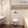 Комплект CERSANIT CARINA XL DPL EO slim инсталляция AQUA 40 SMART M кнопка CORNER пластик хром глянцевый (69310)