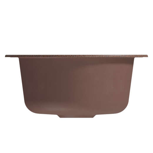 Мойкa MIXLINE ML-GM13 круглая  терракотовая (307) 495мм (глуб. чаши 200) NEW (551889)