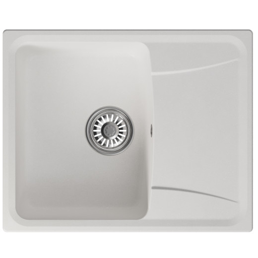 Мойка MIXLINE ML-GM26 с крылом, ультра-белая (341), 470*580*190мм NEW (552083)