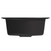 Мойкa MIXLINE ML-GM11 круглая ультра-черная (344) 500мм (глуб. чаши 180) NEW (551829)