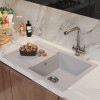 Мойка MIXLINE ML-GM31 с крылом белая (331) 770*500*190мм NEW (552193)