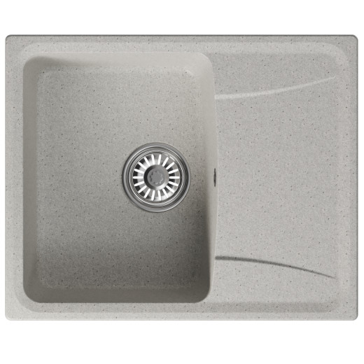 Мойка MIXLINE ML-GM26 С КРЫЛОМ, СЕРАЯ (310), 580*470*190ММ (552079)