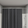 Карниз для ванной комнаты, 110-200 см, хром глянцевый, Elegante, IDDIS, (RSC0120i14)