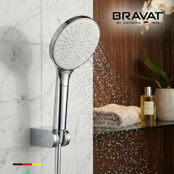 Лейка для душа цвет хром BRAVAT (D2144CP-SW)