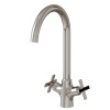 Смеситель для кухни MIXLINE ML37-032 "Cross" 1/2 кер. высокий излив (553894)
