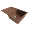 Мойка MIXLINE ML-GM31 с крылом терракотовая (307) 770*500*190мм NEW (552188)