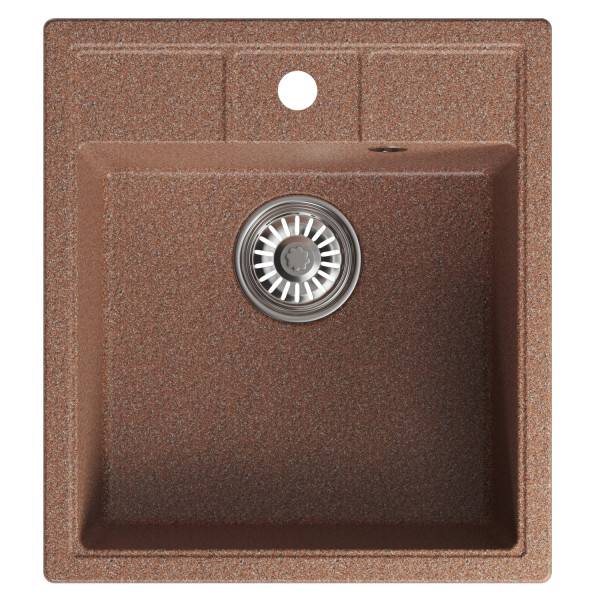 Мойка MIXLINE ML-GM28 терракотовая (307) 450*500*190мм NEW (552095)