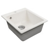 Мойка MIXLINE МЛ-ГМС118 (ML-GMS118) СТАНДАРТ прямоугольная, белый (331), 492*417*190мм (558103)