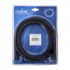 Шланг душевой MIXLINE МЛ-7-200/MIX-7-200 ЛЮКС 200 см имп/кон, силиконовый ЧЕРНЫЙ МАТОВЫЙ (блистер) (557331)