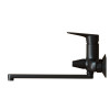 Смеситель для ванны и раковины 35k MIXLINE МЛ14-02 (ML14-02BL) ЧЕРНЫЙ (556606)