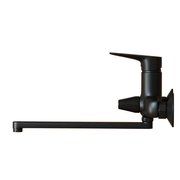 Смеситель для ванны и раковины 35k MIXLINE МЛ14-02 (ML14-02BL) ЧЕРНЫЙ (556606)