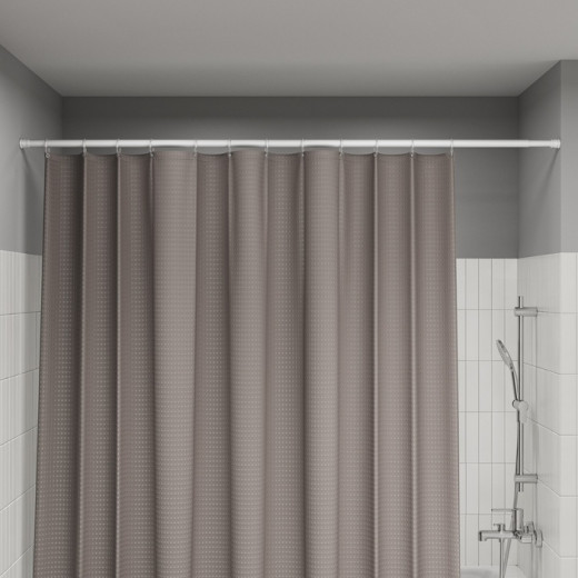 Карниз для ванной комнаты IDDIS Elegante 110-200 см, белый матовый (SRW0120i14)