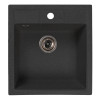Мойка MIXLINE МЛ-ГМС110 (ML-GMS110) СТАНДАРТ прямоугольная, черный (308), 497*440*175мм (558092)